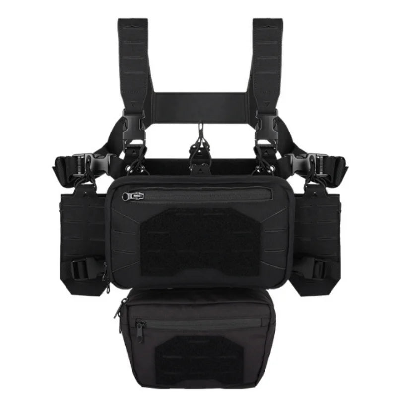 YAKEDA Tactical Mini Chest Rig – Laser Cut MOLLE Ma boutique