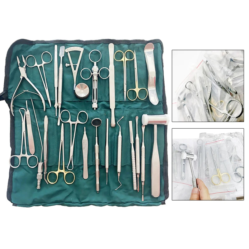 26Pcs Dental Implant Surgical Kit Professional Implantology Instruments Set for Dentists Oral Surgery Equipment Tools Supplies Ma boutique