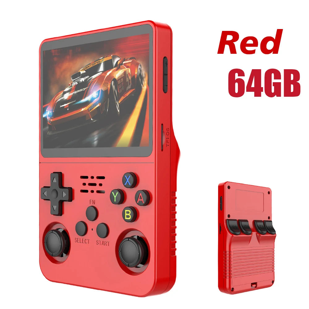 Console de Jeu Rétro Portable R36S – Écran IPS 3,5" – Système Linux – 64 Go / 128 Go – 15 000 Jeux Inclus - BLACKBEARD OUTDOOR INDUSTRIES