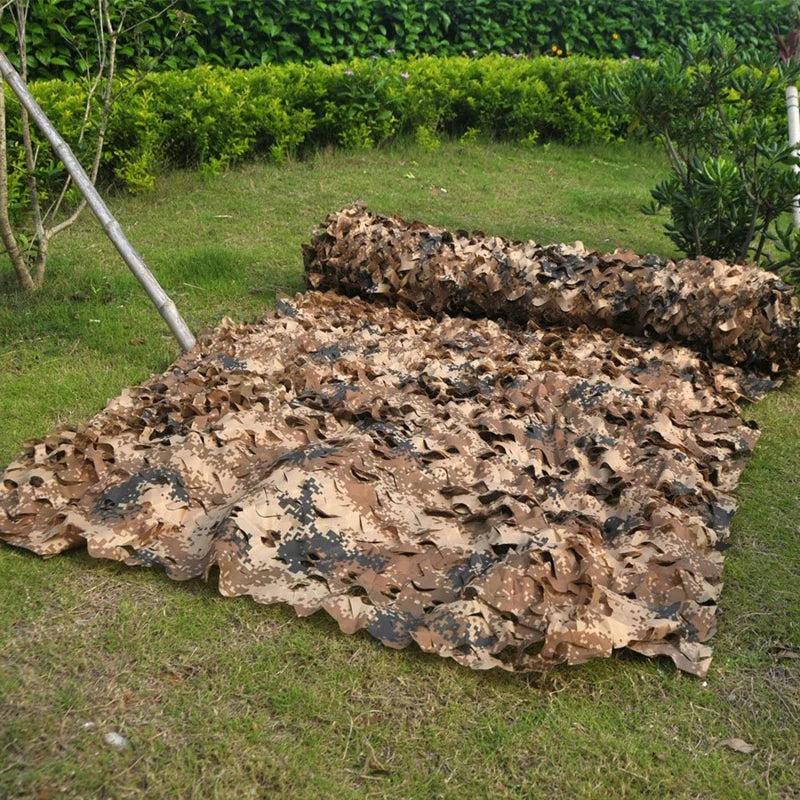 Filet de Camouflage - Filet de Camouflage pour Chasse, Tente de Jardin, Awnings de Voiture, Plusieurs Couleurs (Blanc, Bleu, Vert, Noir, Jungle, Désert) - BLACKBEARD OUTDOOR INDUSTRIES