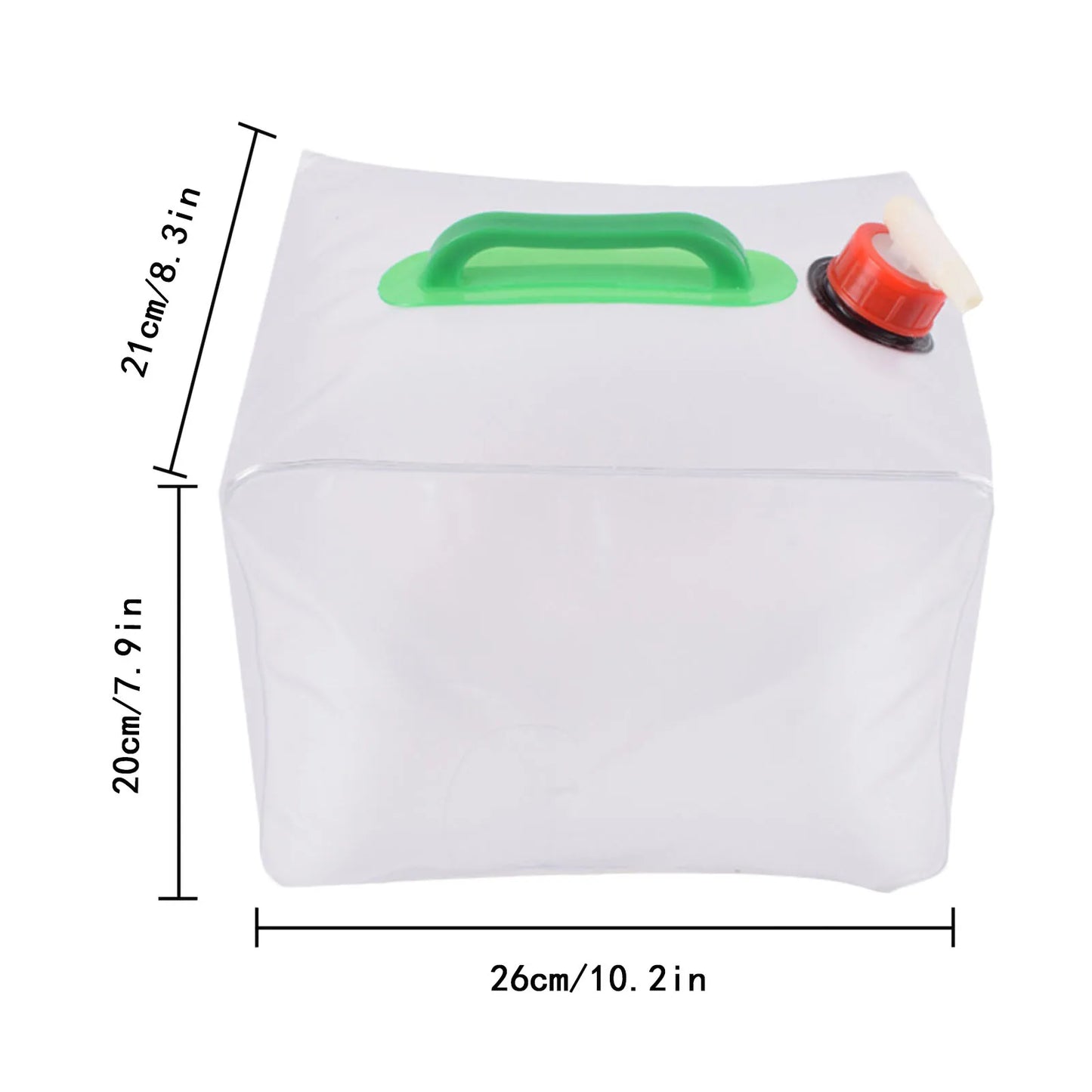 Réservoir d'Eau Pliable 10/20L – Sac à Eau Portable Grande Capacité pour Camping, Randonnée, Activités Extérieures - BLACKBEARD OUTDOOR INDUSTRIES