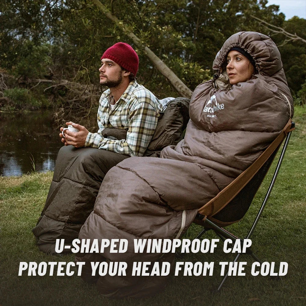 Naturehike Sac de Couchage Ultraléger Imperméable – Couette en Coton Portable Type Envelope - BLACKBEARD OUTDOOR INDUSTRIES