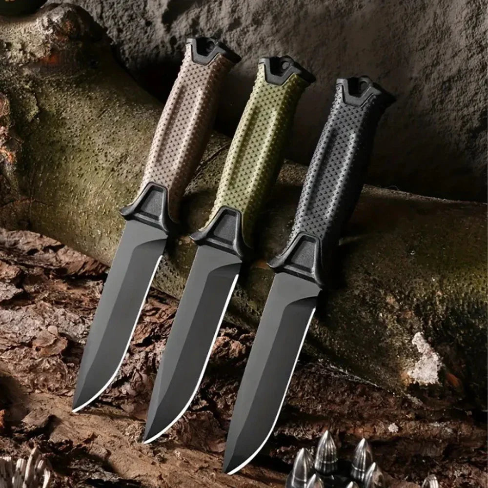 Couteau de Survie Outdoor en Acier Inoxydable D2 – Portable, Tactique, Randonnée - BLACKBEARD OUTDOOR INDUSTRIES