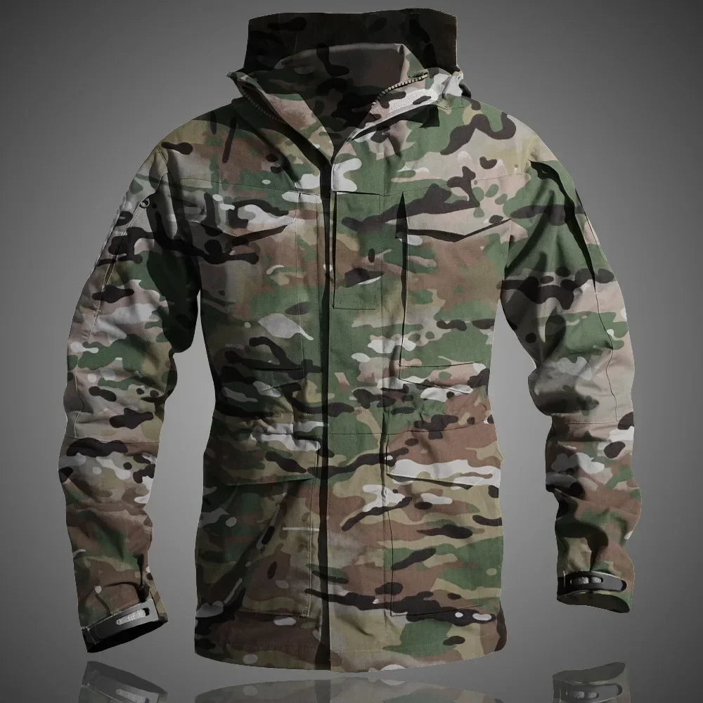 Veste Militaire Homme M65 – Tactique & Résistante | Coupe-Vent Imperméable avec Capuche – Style US/UK Army - BLACKBEARD OUTDOOR INDUSTRIES