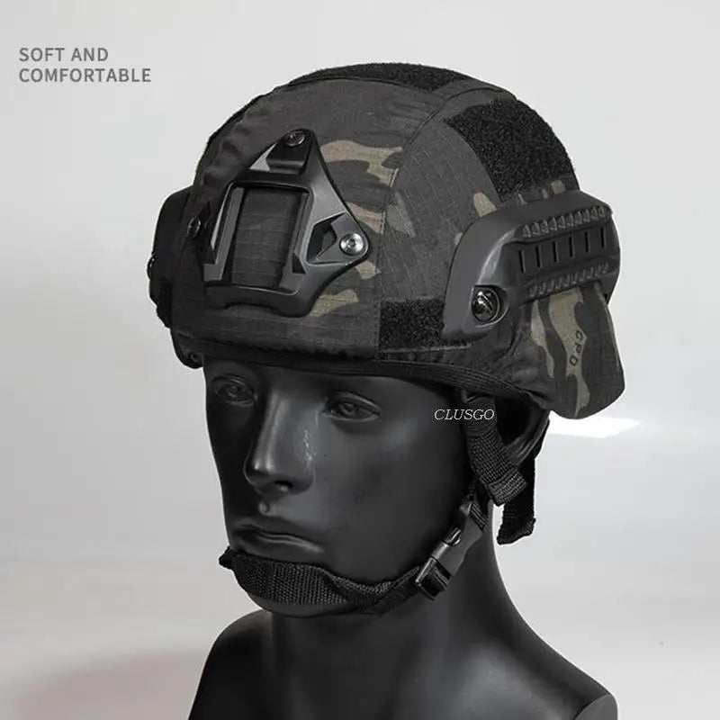 Housse de Casque Multicam pour Casque Tactical MICH 2000 – Airsoft & Tir - BLACKBEARD OUTDOOR INDUSTRIES