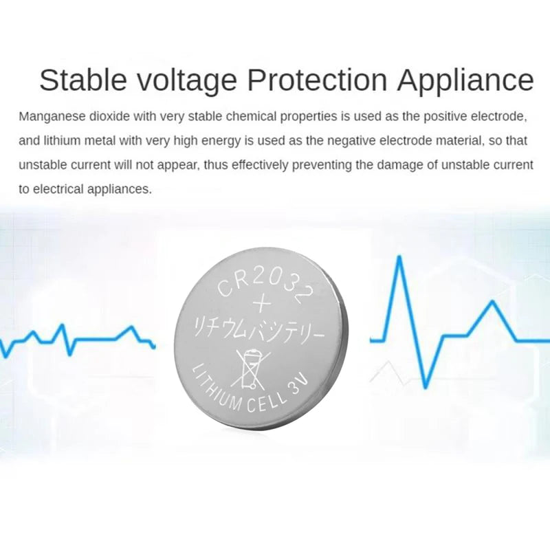 5-50pcs Original CR2032 CR 2032 3V Lithium Button Battery For Watch Calculator Clock Remote Control Toys Button Coins Cell BLACKBEARD OUTDOOR INDUSTRIES