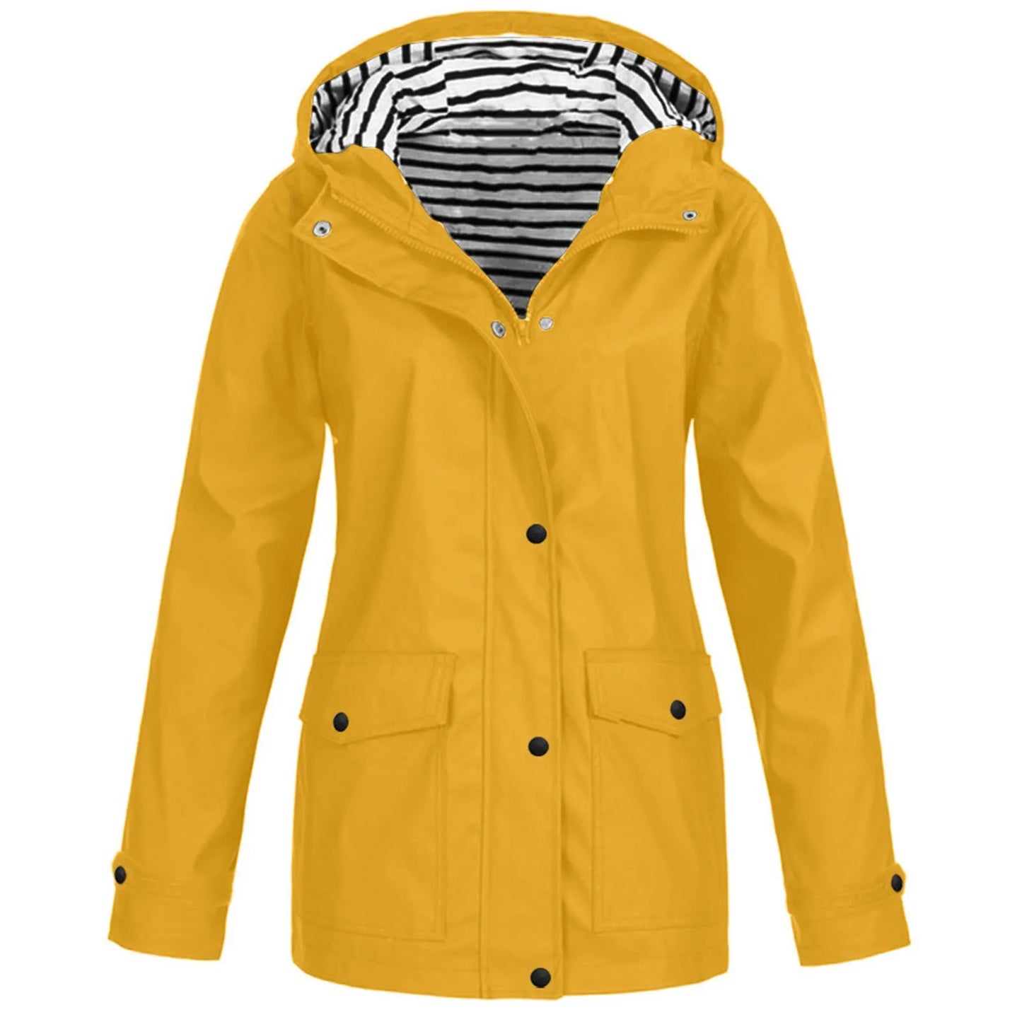 Veste Imperméable et Thermorégulatrice pour Femme - Coupe-Vent avec Capuche, Idéale pour la Randonnée et l'Escalade en Montagne - BLACKBEARD OUTDOOR INDUSTRIES