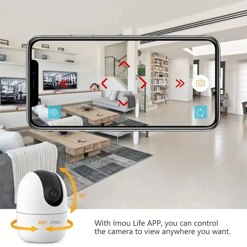 Caméra IP WiFi IMOU Ranger 2 – 4MP Full HD – Détection Humaine IA – Vision Nocturne – 360° – Sécurité Intérieure Ma boutique