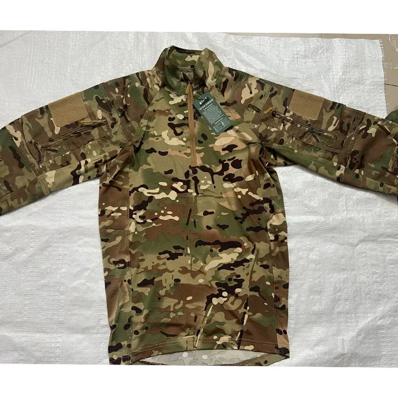 T-shirt Tactique Homme – Manches Longues Airsoft | Paintball | Militaire | Camo | Séchage rapide - BLACKBEARD OUTDOOR INDUSTRIES