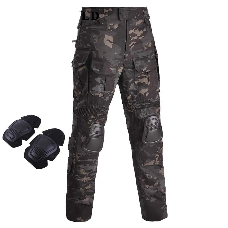 Ensemble Tactique Camouflage CP Gen3 – Uniforme de Combat Homme avec Protections (Coudes & Genoux) pour Chasse, Airsoft et Activités Extérieures - BLACKBEARD OUTDOOR INDUSTRIES