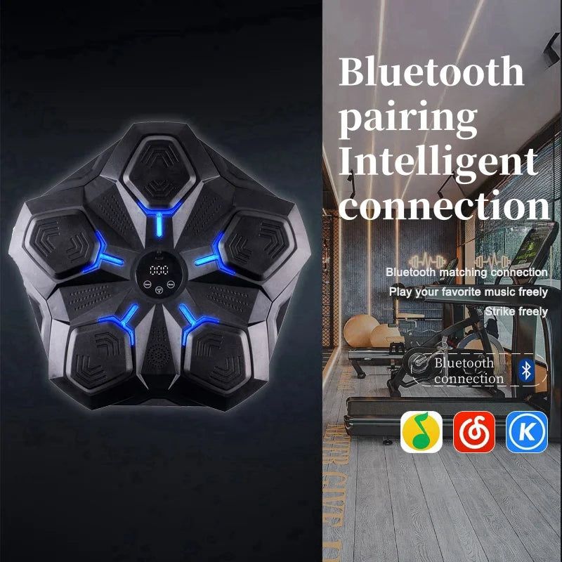 Machine de Boxe Intelligente Bluetooth avec Musique - Cible Murale de Boxe - BLACKBEARD OUTDOOR INDUSTRIES