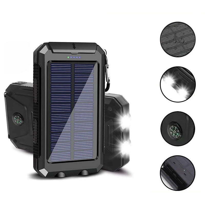 Batterie Externe Solaire 200000mAh – Chargeur Portable Ultra Haute Capacité - BLACKBEARD OUTDOOR INDUSTRIES