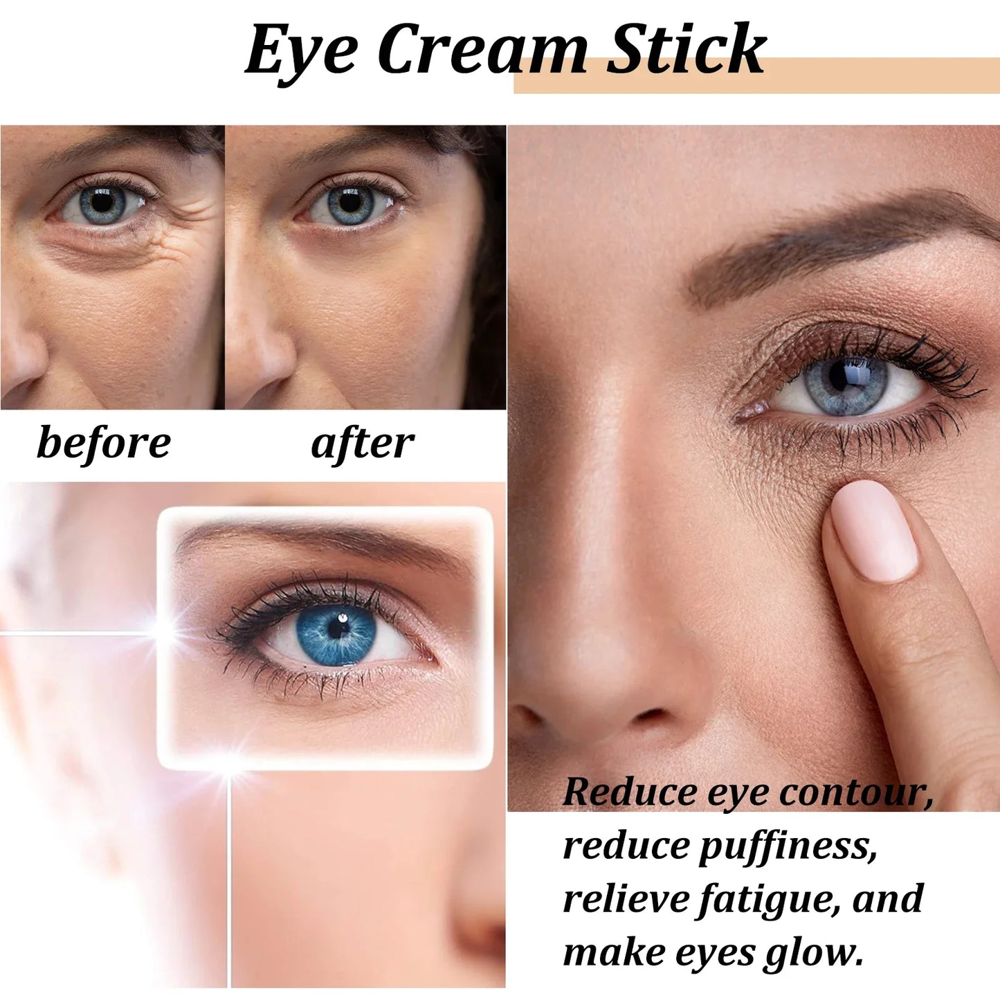 Crème Contour des Yeux à l'Extrait d'Escargot - Anti-rides et Hydratation Profonde - BLACKBEARD OUTDOOR INDUSTRIES