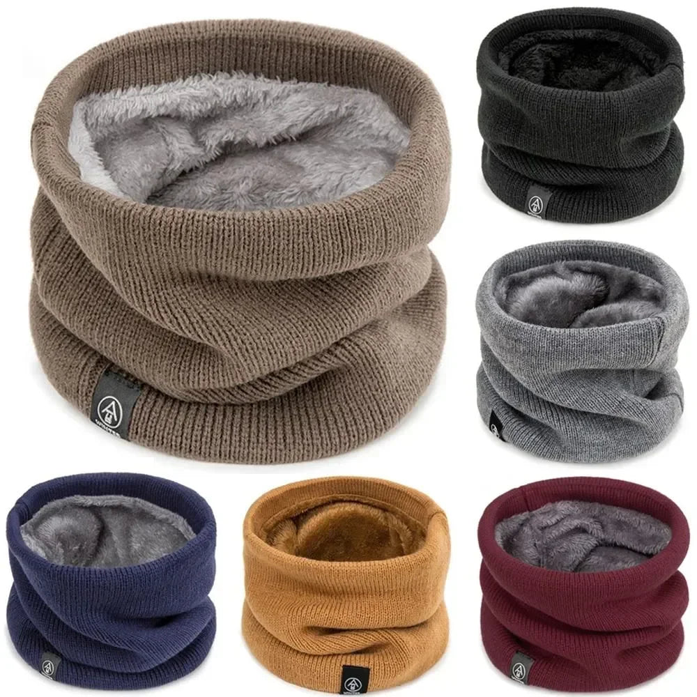 Écharpe Chauffante Tricotée Unisexe – Col de Protection Hiver, Doublure Épaissie, Pour Sport, Course, Randonnée et Activités Extérieures - BLACKBEARD OUTDOOR INDUSTRIES