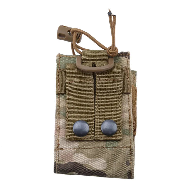 Pochette Tactique Radio / Talkie-Walkie MOLLE – Étui Nylon Résistant pour Chasse, Airsoft, Randonnée - BLACKBEARD OUTDOOR INDUSTRIES