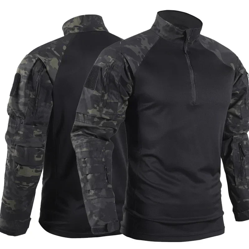 Veste Tactical XMGOLONG Pioneer Frog Suit – Haut d’Entraînement Respirant et Séchage Rapide, Camouflage CP pour Camping et Chasse - BLACKBEARD OUTDOOR INDUSTRIES