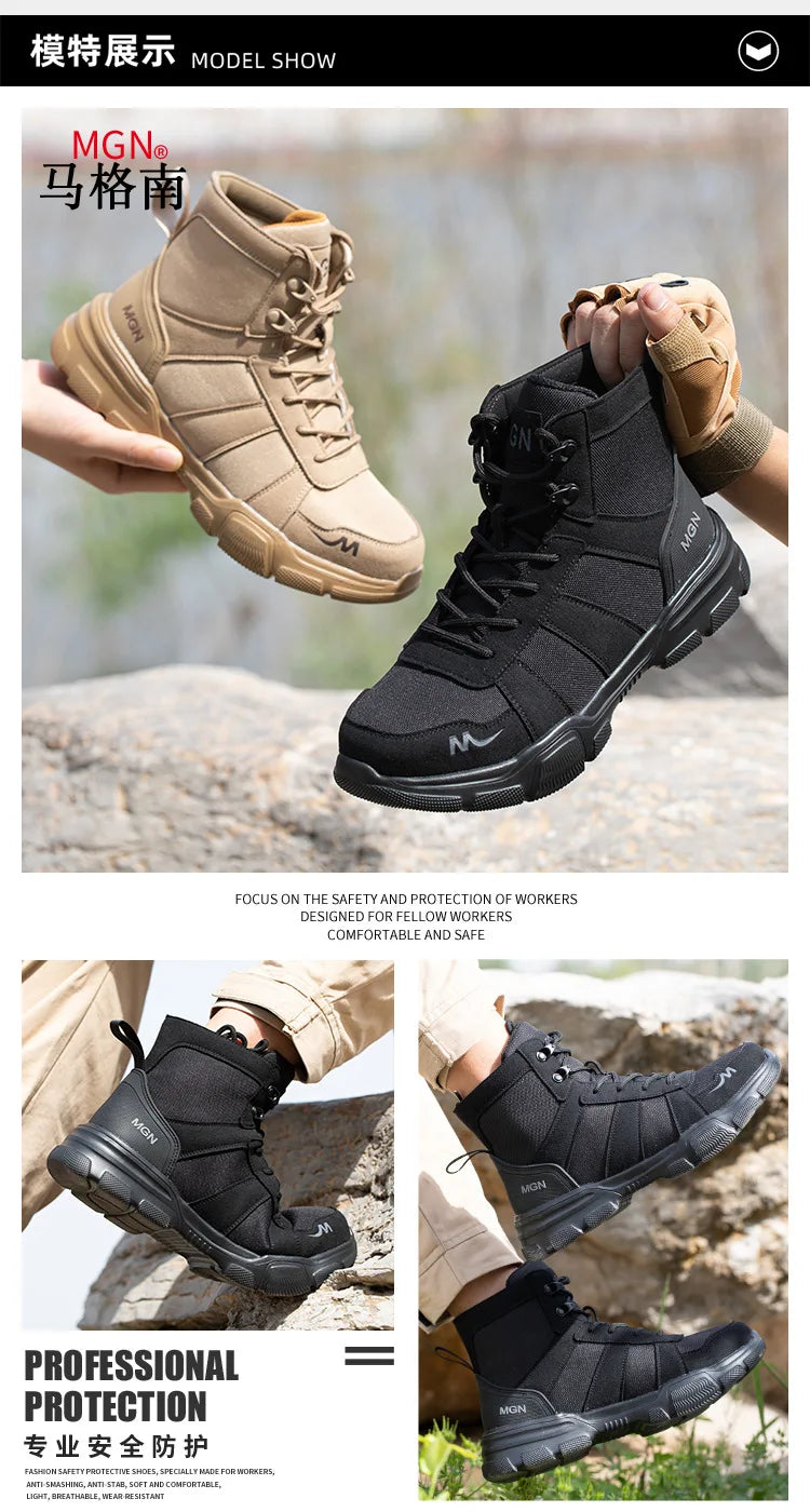 Chaussures de Sécurité Hommes & Femmes – Embout Acier – Antidérapantes & Légères – Certifiées CE - BLACKBEARD OUTDOOR INDUSTRIES