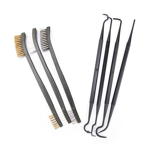 Kit de Nettoyage pour Armes à Feu 7 pièces – Brosses Métal + Outils de Précision Nylon – Accessoires de Chasse Ma boutique