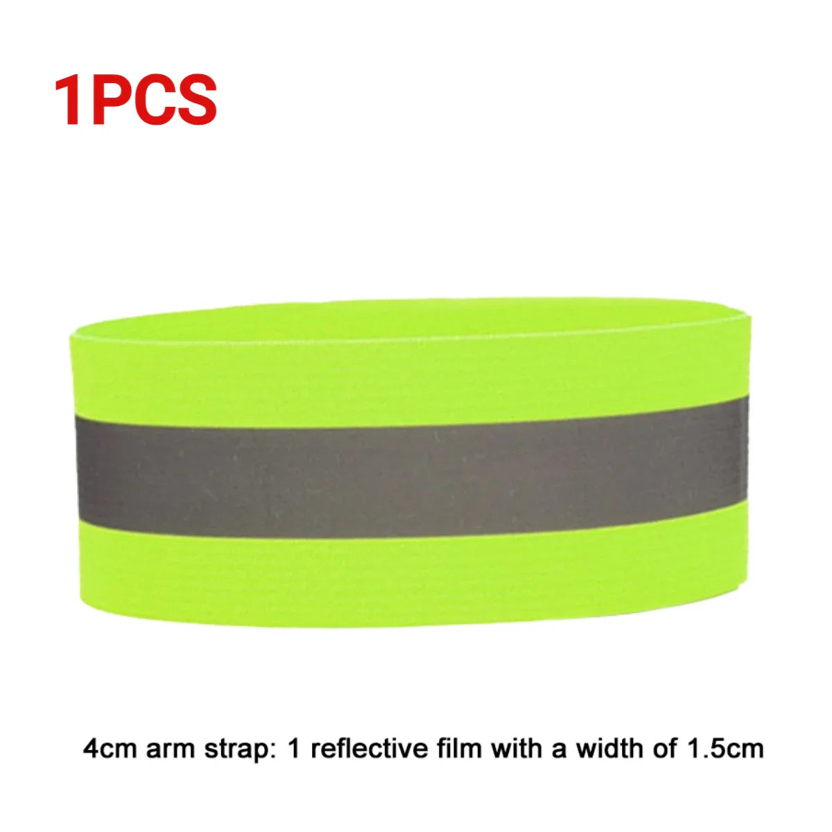Bandes Réfléchissantes Élastiques - Armbands, Bracelets, Bandes de Cheville et Jambes, Haute Visibilité pour Sécurité Nocturne (Course, Cyclisme, Marche) - BLACKBEARD OUTDOOR INDUSTRIES