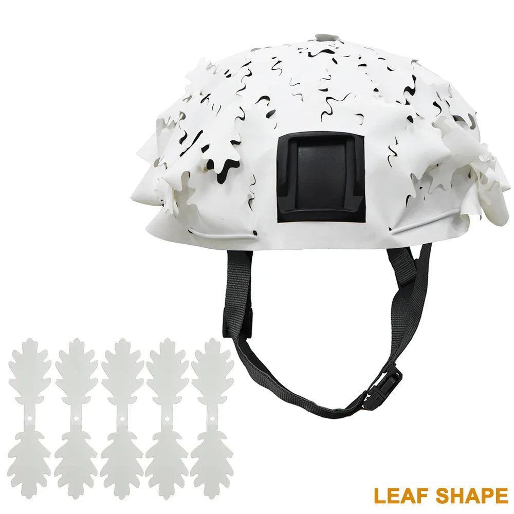 Housse de Casque Airsoft 3D Camo avec Découpe Laser en Forme de Feuilles Ma boutique