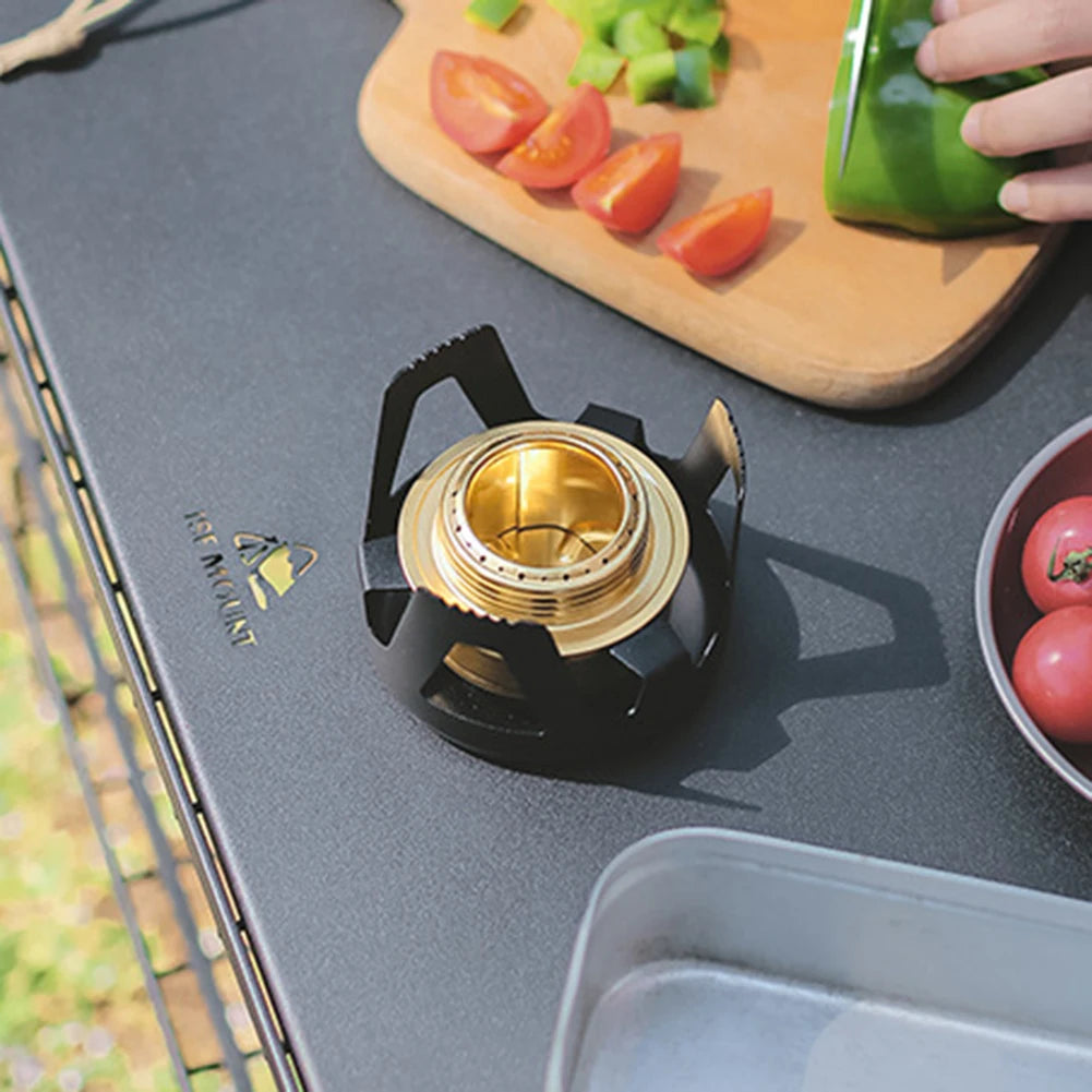 Réchaud à Alcool Portable Mini – Réglable avec Support en Alliage - BLACKBEARD OUTDOOR INDUSTRIES