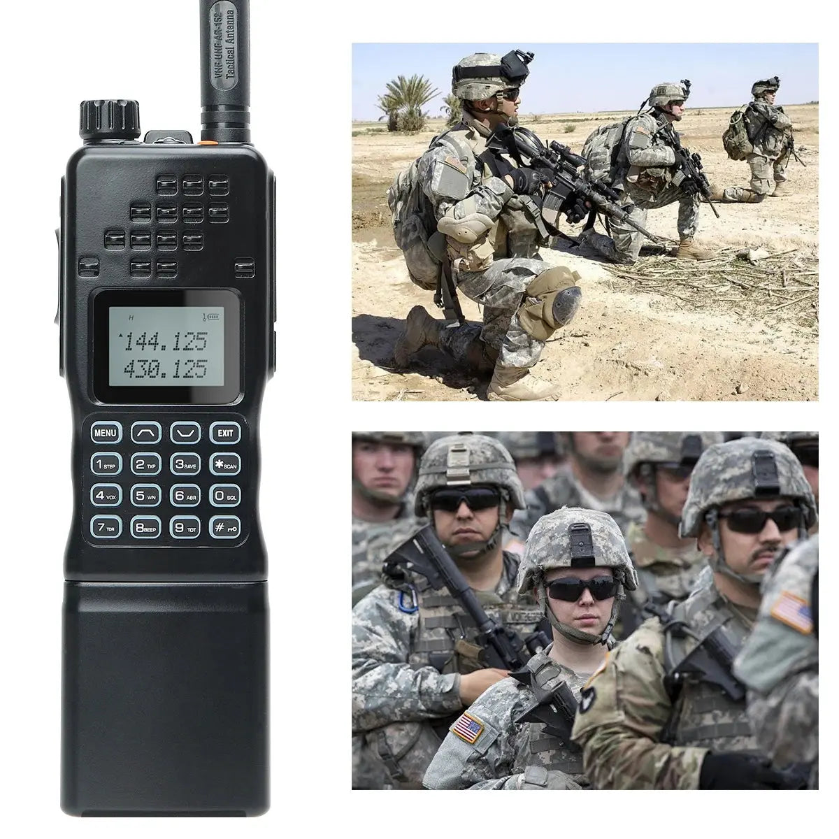 Baofeng AR-152 – Radio Tactique Puissante 25W | Batterie 12000 mAh | Portée jusqu'à 15 kml Longue portée type AN PRC-152 Ma boutique