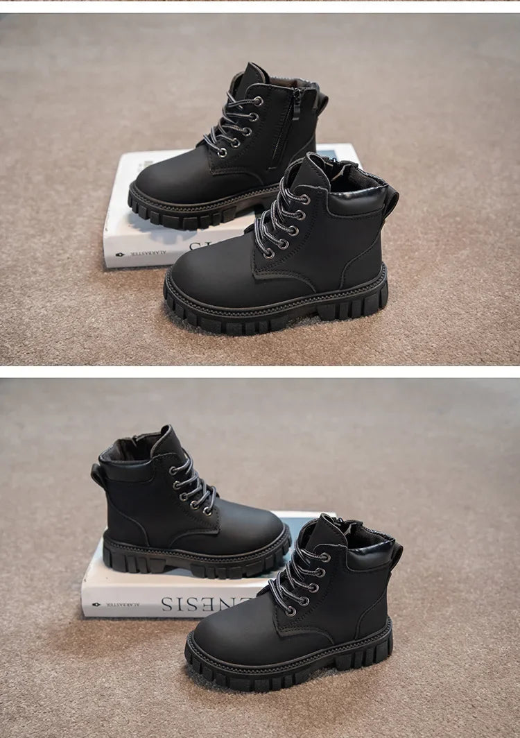 bottines exterieur en cuir pour enfants Ma boutique