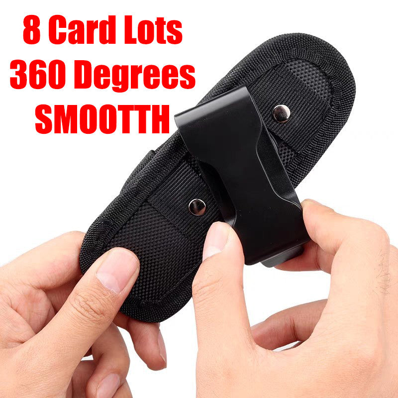 Étui Rotatif 360° pour Lampe Tactique – Poche de Ceinture, Accessoire de Chasse et Kit de Survie BLACKBEARD OUTDOOR INDUSTRIES
