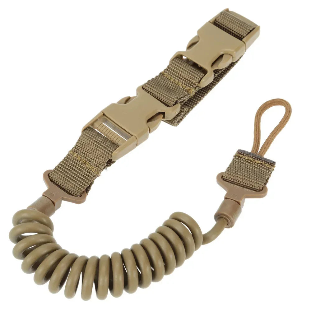 Lanière Tactique Militaire Multi-usage avec Ressort – Sangle de Pistolet Sécurisée et Sangle de Fusil, Accessoires pour Tir, Chasse et Shooting BLACKBEARD OUTDOOR INDUSTRIES