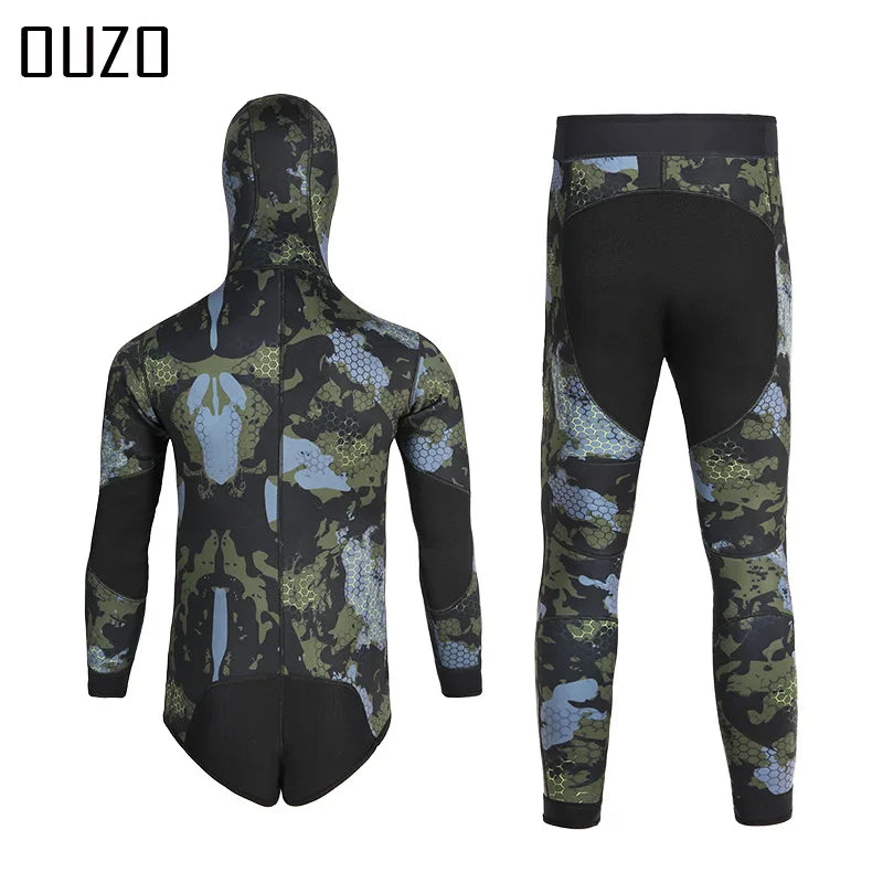 Combinaison Néoprène Homme 3 mm – Pêche, Plongée, Chasse Sous-Marine, Surf et Natation - BLACKBEARD OUTDOOR INDUSTRIES