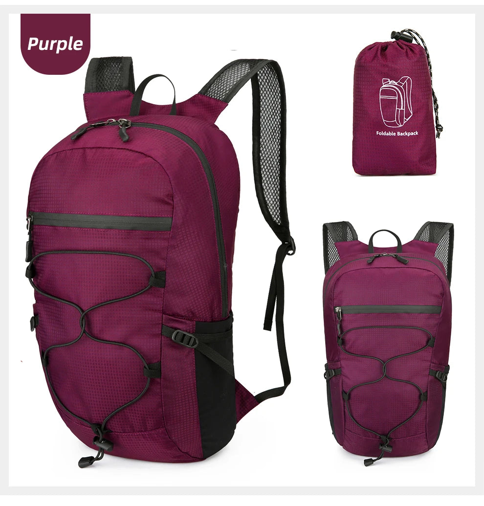 Sac à Dos Pliable Ultraléger – Sac à Dos Outdoor Polyvalent pour Randonnée, Escalade & Voyage - BLACKBEARD OUTDOOR INDUSTRIES
