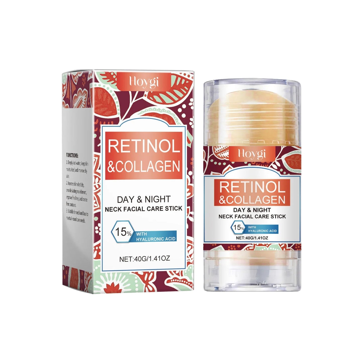Crème de Cou Rétinol & Collagène - 40g | Raffermissante, Hydratante & Liftante | Acide Hyaluronique pour Tous Types de Peau BLACKBEARD OUTDOOR INDUSTRIES