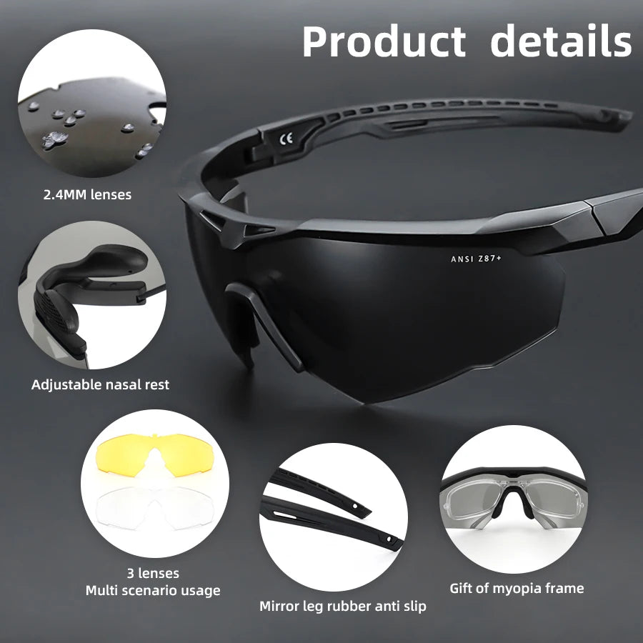 Lunettes Tactiques MYGAGA M504 - BLACKBEARD OUTDOOR INDUSTRIES
