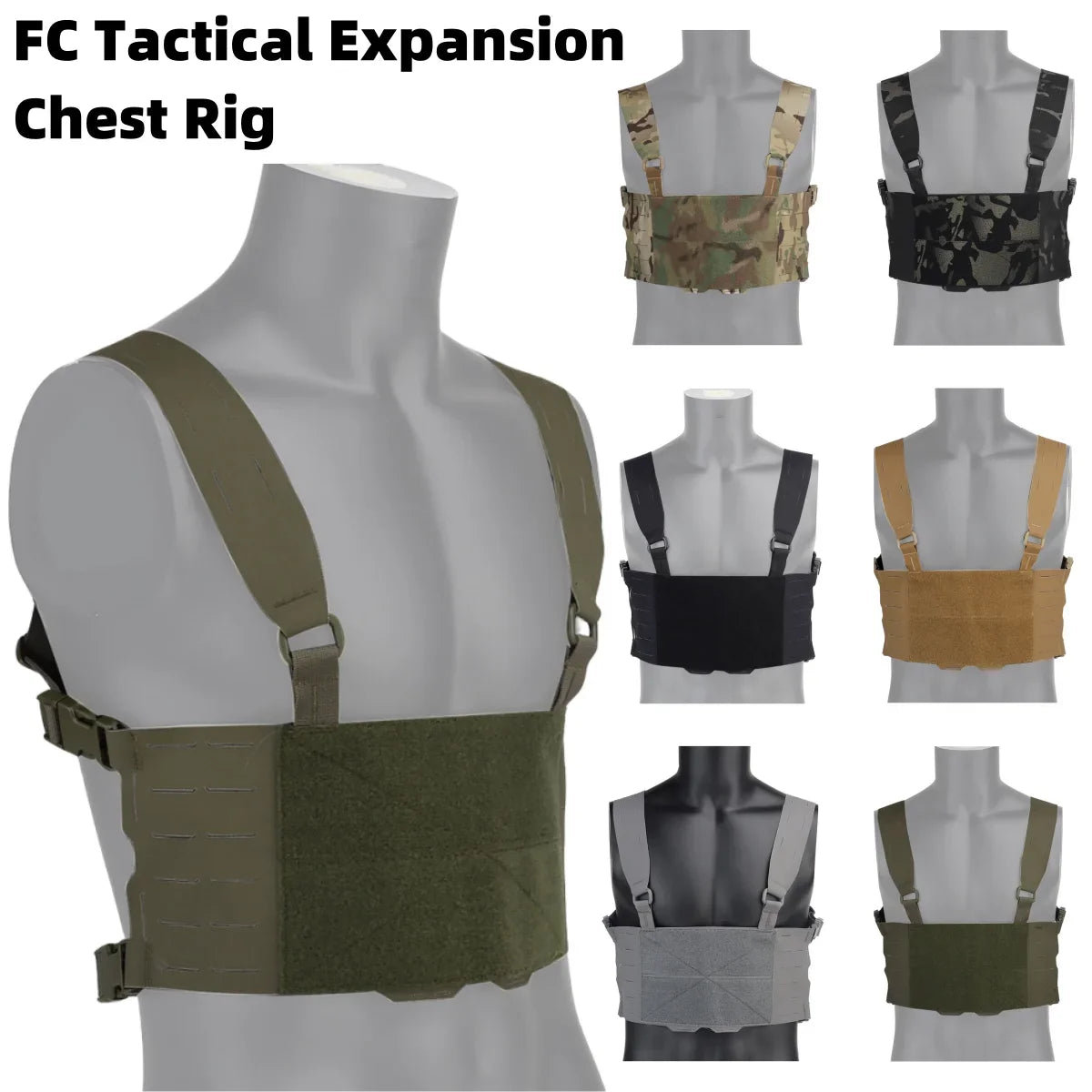 FCPC Chest Rig Mini Harness – Harnais H Style Ferro Ma boutique