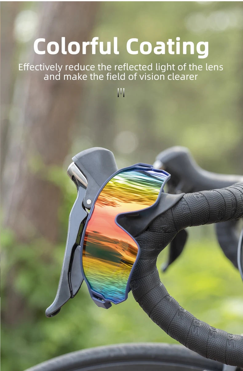 ROCKBROS Lunettes de Vélo Polarisées UV400 – Protection Solaire, Ultra-légères, Grand Cadre MTB & Route - BLACKBEARD OUTDOOR INDUSTRIES