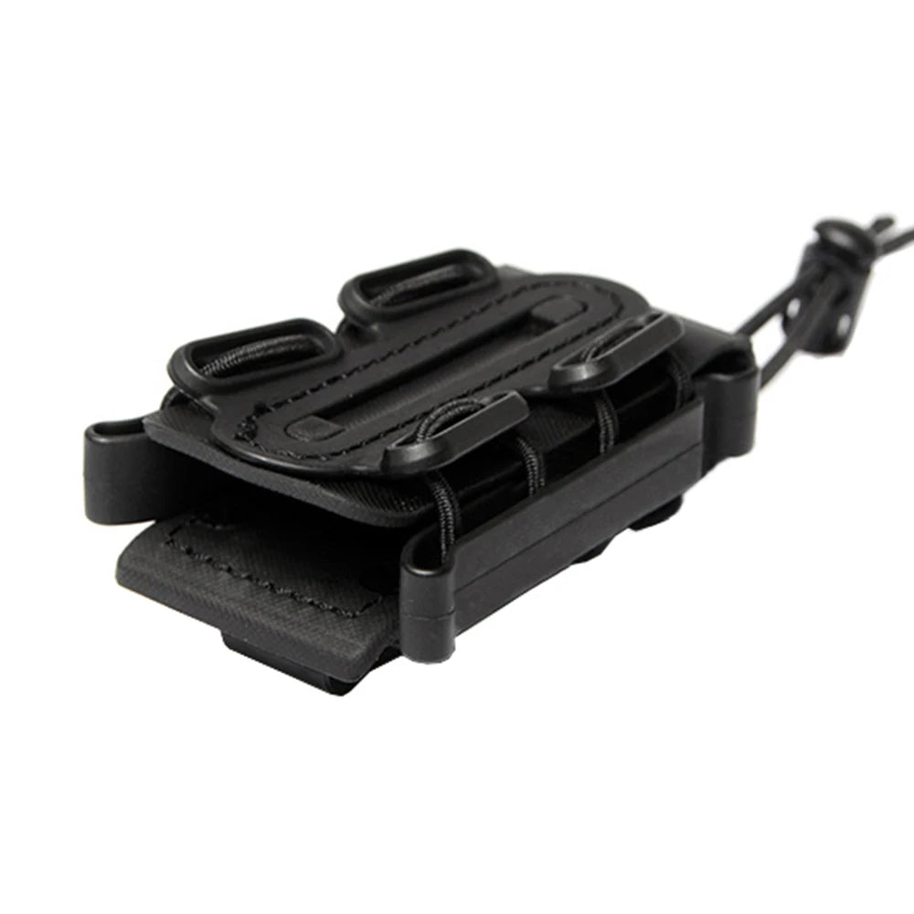 Poche à Chargeur Tactique Molle pour Magasin de Pistolet 9mm avec Clip de Ceinture (Compatible G17, G19, M9, P226) BLACKBEARD OUTDOOR INDUSTRIES