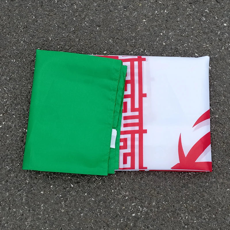 Drapeau de l'Iran - 3x5ft (90x150 cm) - Bannières en polyester BLACKBEARD OUTDOOR INDUSTRIES