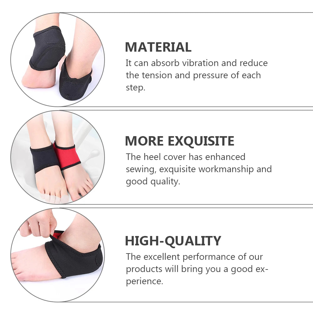 Protecteurs de Talons Plantaires pour Soulagement de la Douleur - 1 Paire (Coussins de Talon en Nylon) - BLACKBEARD OUTDOOR INDUSTRIES
