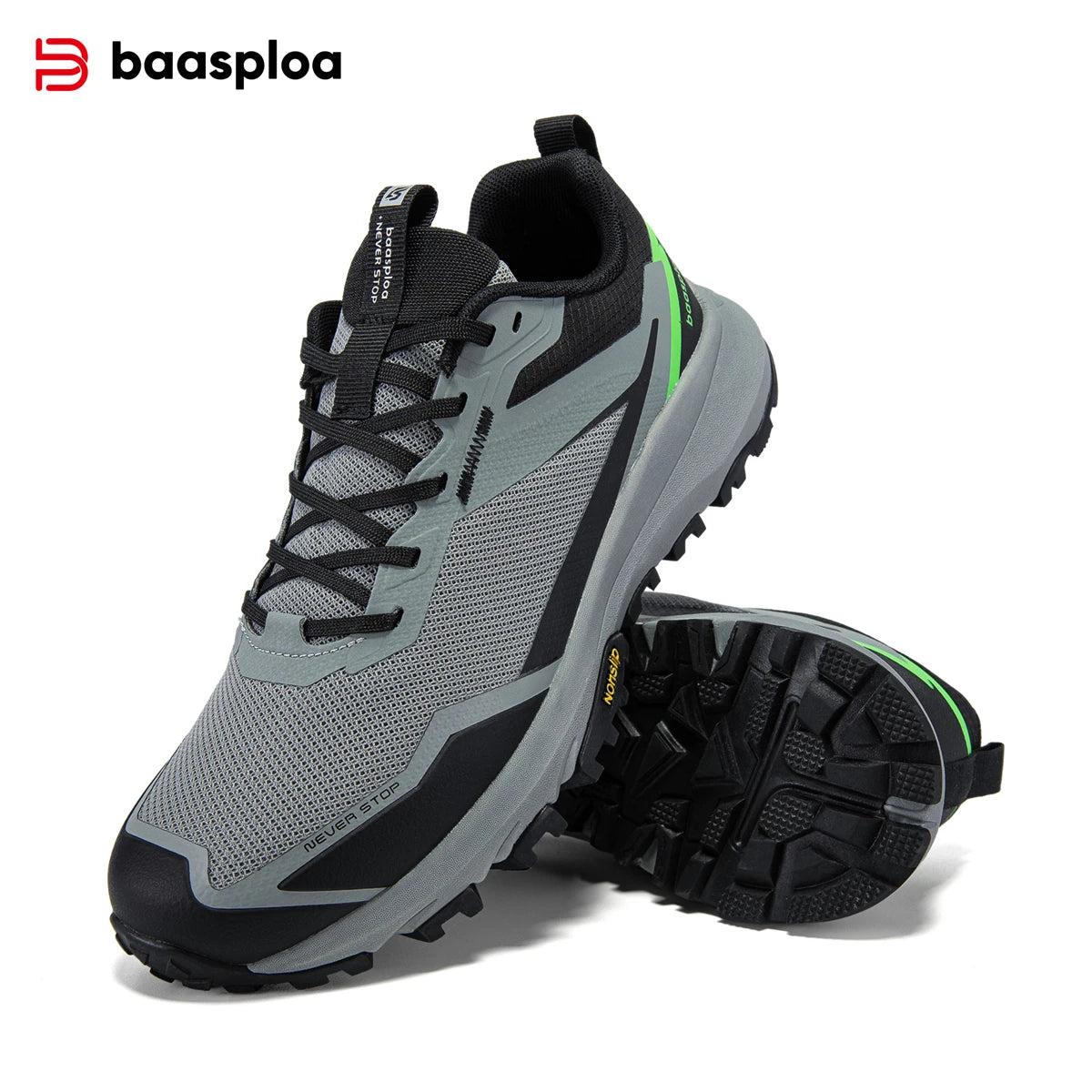 Chaussures de Randonnée Homme Bassploa – Sneakers Légères, Confortables et Antidérapantes, Résistantes à l'Usure, pour Activités Outdoor - BLACKBEARD OUTDOOR INDUSTRIES
