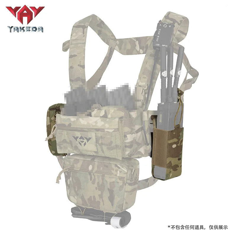 YAKEDA – Chest Rig Tactique Modulaire | Gilet Mini-Rig Léger avec Système de Dégagement Rapide Ma boutique
