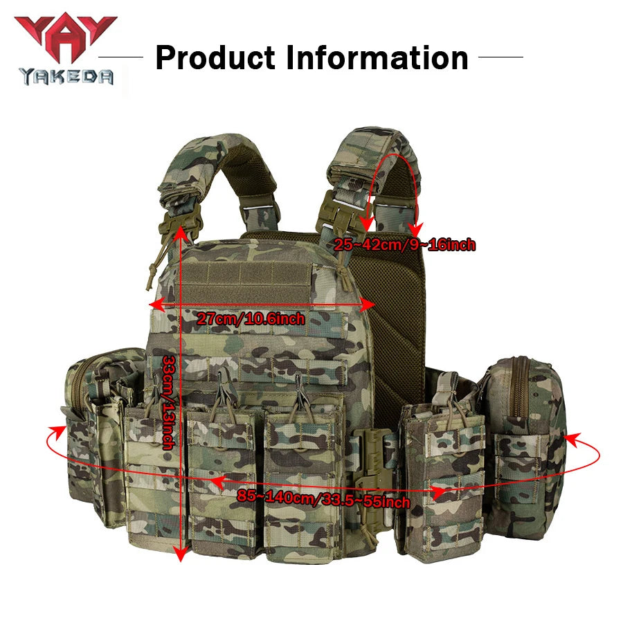Gilet d’Entraînement YAKEDA – Démontable, Extensible et Ultra-Résistant - BLACKBEARD OUTDOOR INDUSTRIES