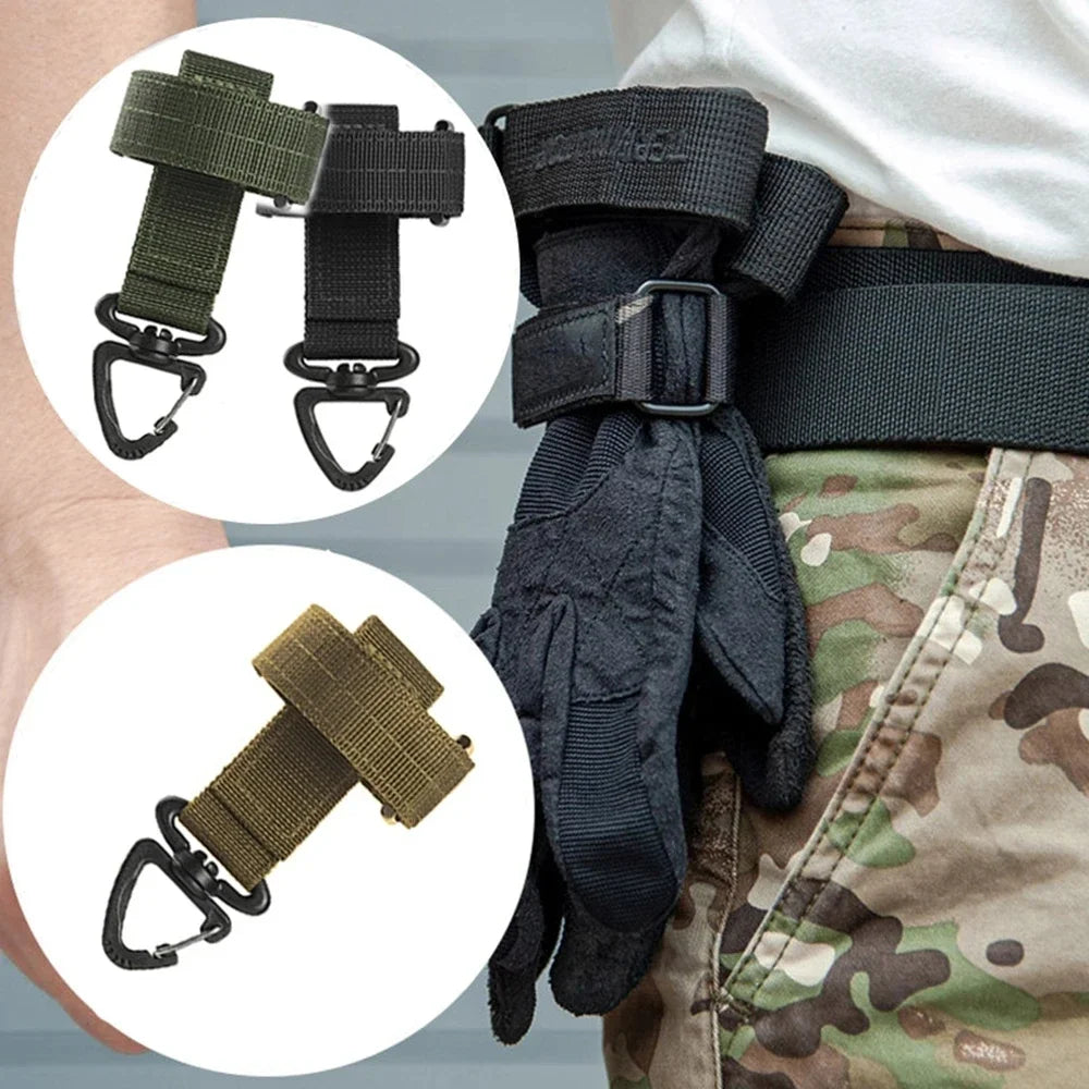 Crochets Multifonctions en Nylon pour Gants – Système de Fixation Sécurisé pour Activités Extérieures, Escalade et Camping BLACKBEARD OUTDOOR INDUSTRIES
