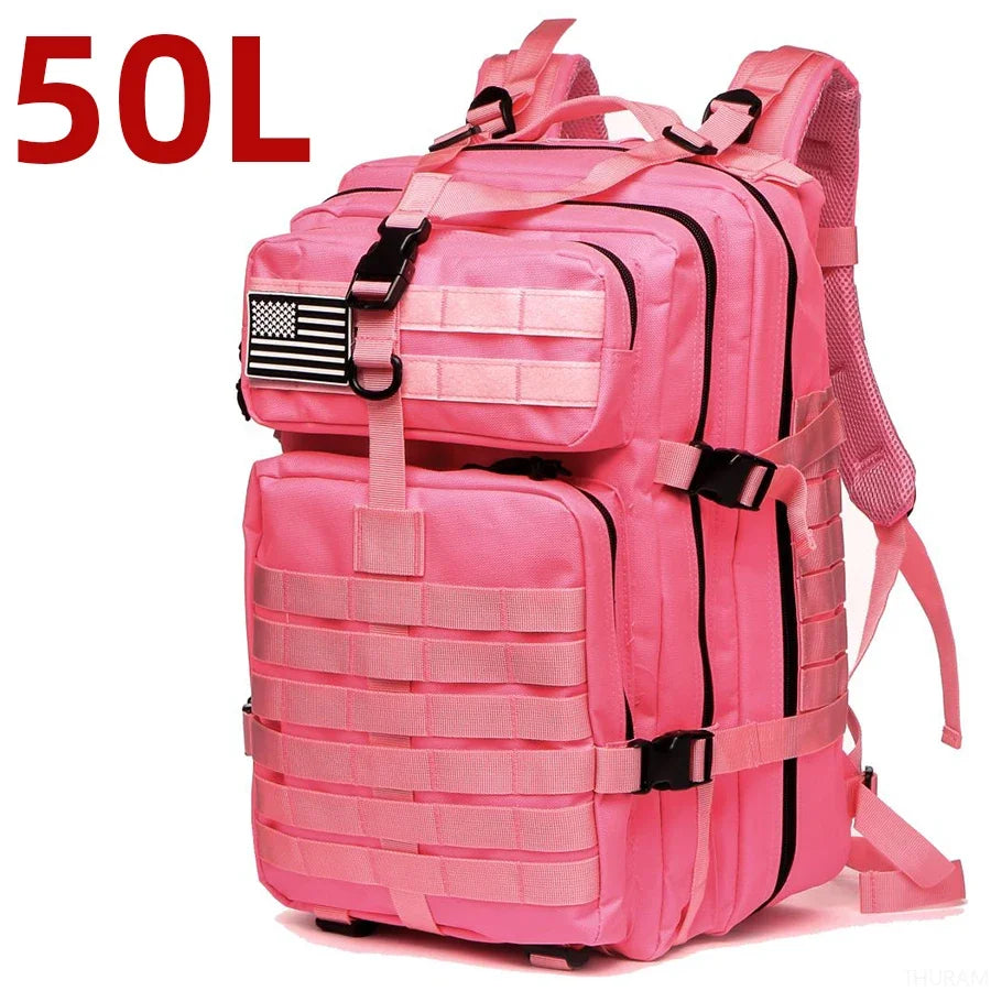Sac à Dos Thuram 25L/50L – Nylon Résistant et Imperméable, Sac Tactique pour Sports, Randonnée, Pêche, Chasse et Camping - BLACKBEARD OUTDOOR INDUSTRIES