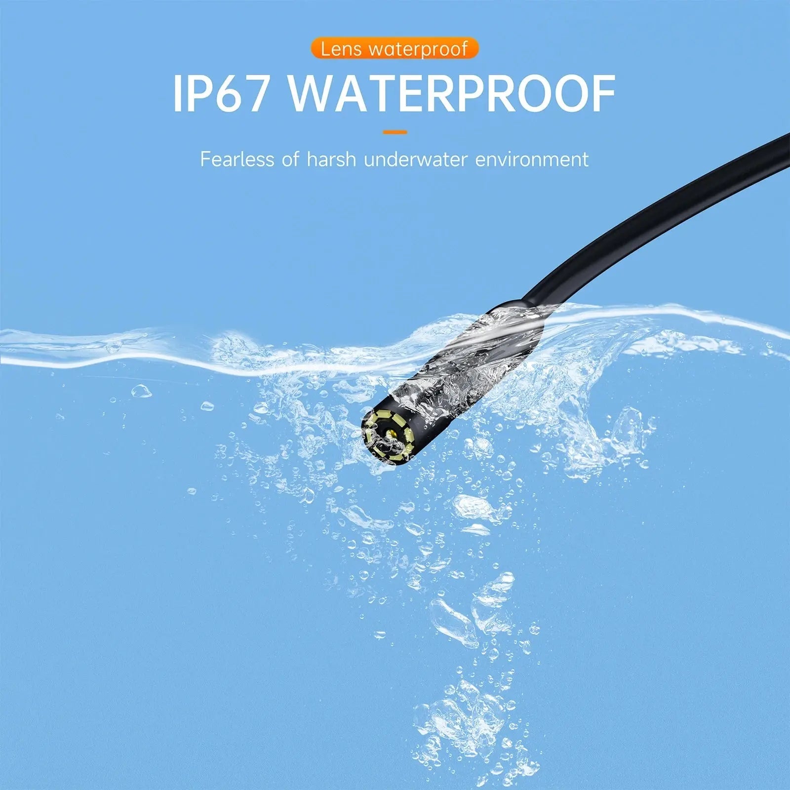 Caméra Endoscope 5.5/8mm pour Smartphone Android & iPhone | Inspection Automobile & Canalisation | Étanche IP67 | HD 3MP Ma boutique