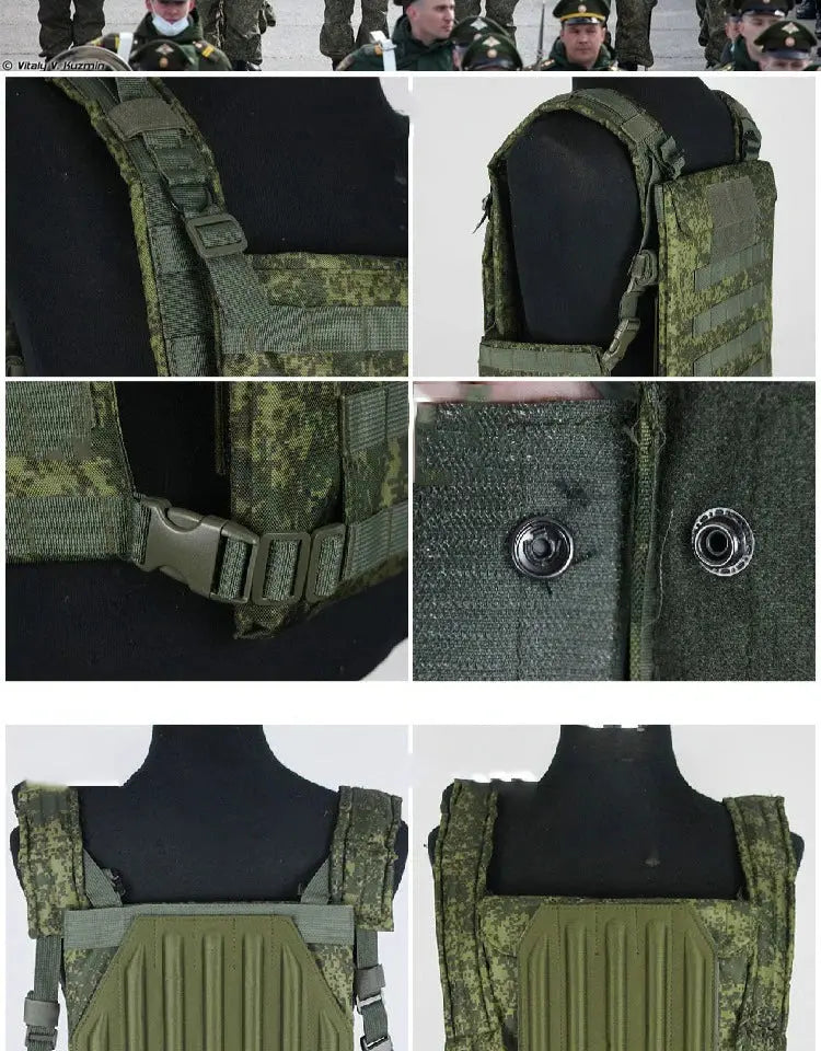Gilet Tactique Russe 6B46 – Système Chest Rig EMR avec Plaque EVA et Pochettes AK – Équipement de Combat Professionnel Ma boutique