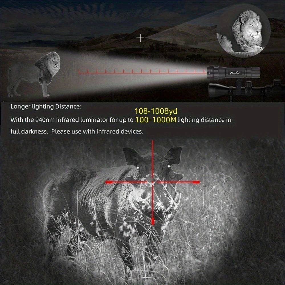 alonefire IR 850nm&940nm IR Flashlight Ma boutique