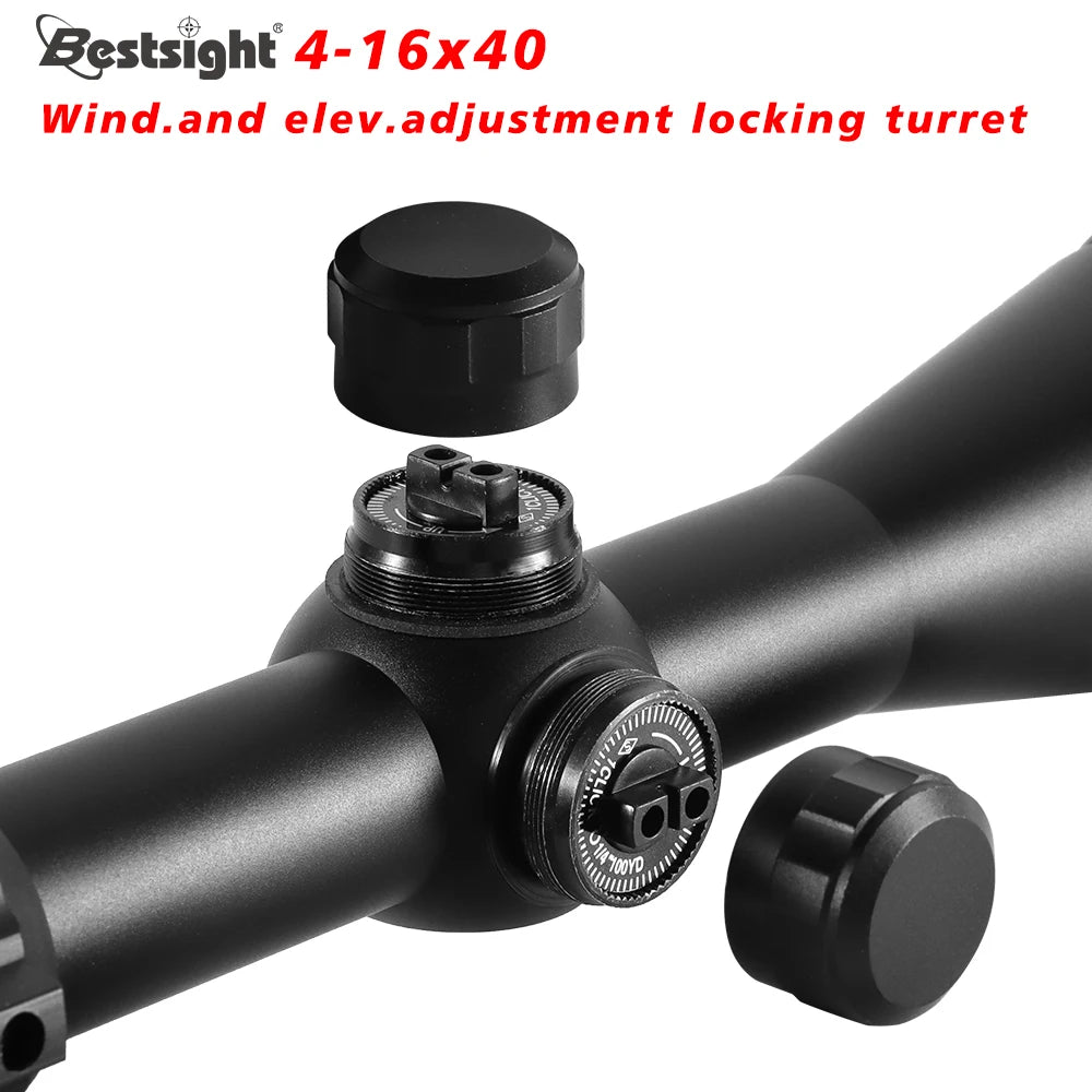 Lunette de Visée 4-16x40 AOEG Optique — Réticule Illuminé Rouge & Vert - BLACKBEARD OUTDOOR INDUSTRIES
