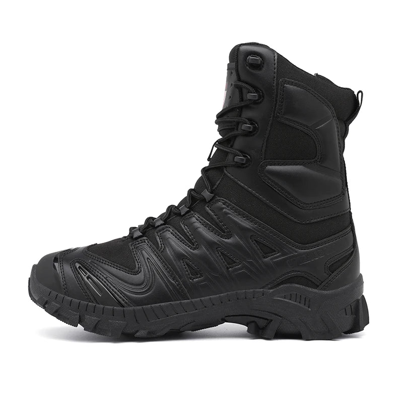 Bottes Tactiques Combat Désert pour Homme - Résistantes, Étanches et Confortables pour Randonnée et Sports Outdoor - BLACKBEARD OUTDOOR INDUSTRIES