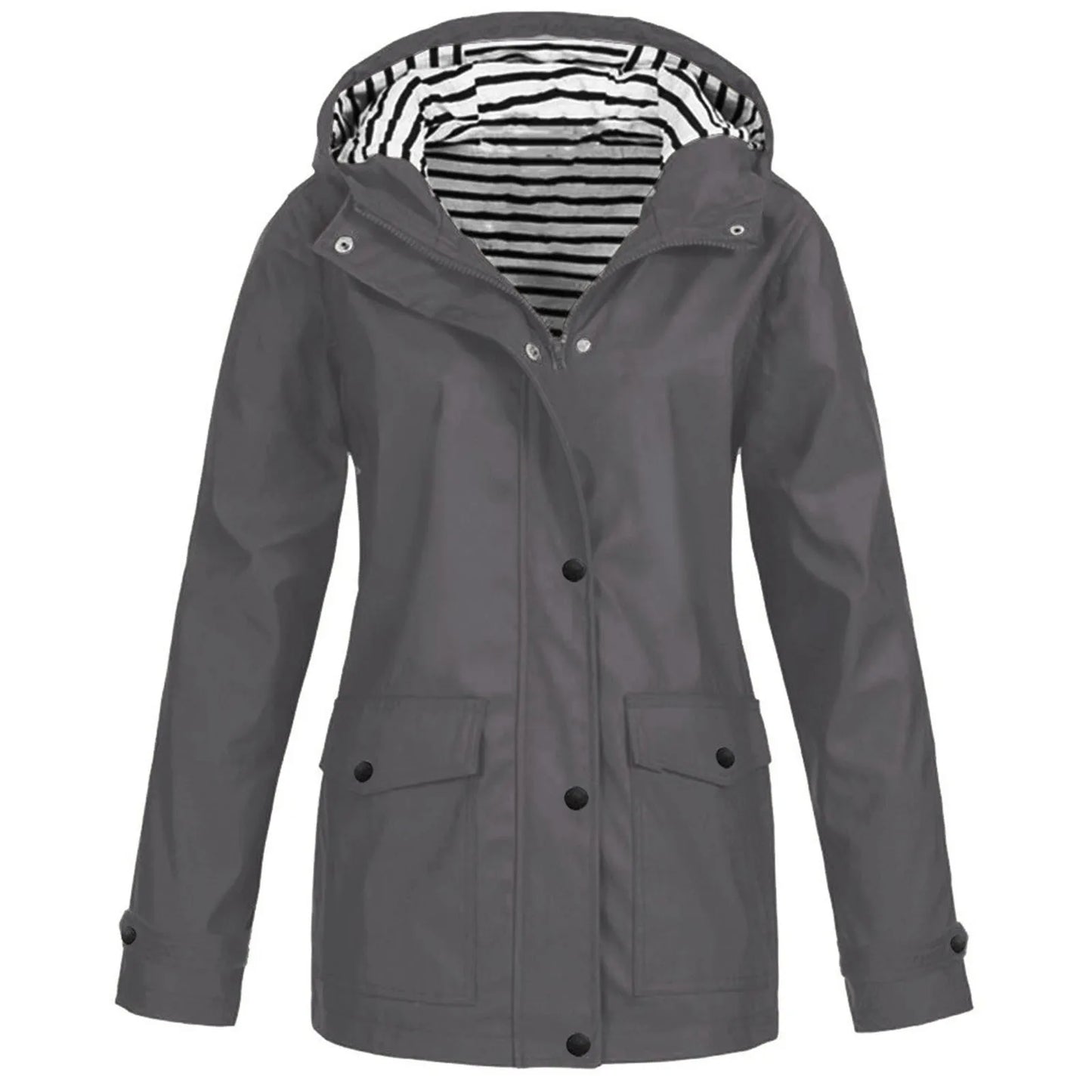 Veste Imperméable et Thermorégulatrice pour Femme - Coupe-Vent avec Capuche, Idéale pour la Randonnée et l'Escalade en Montagne - BLACKBEARD OUTDOOR INDUSTRIES