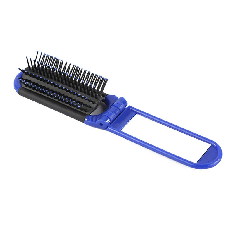 Peigne Pliant en Plastique avec Miroir Portable – Peigne de Maquillage Pratique et Élégant, Accessoire de Mode pour Femme, Idéal pour Sac à Main - BLACKBEARD OUTDOOR INDUSTRIES